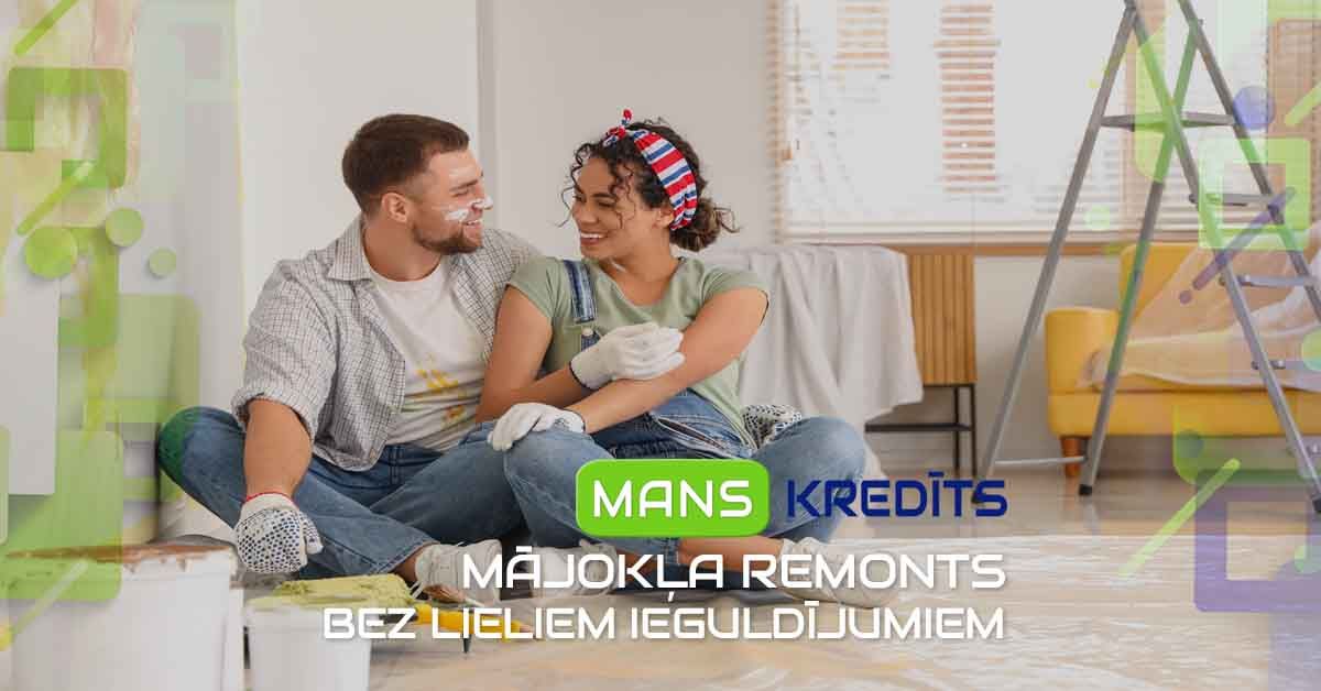 bilde mājokļa remonts bez lieliem ieguldījumiem